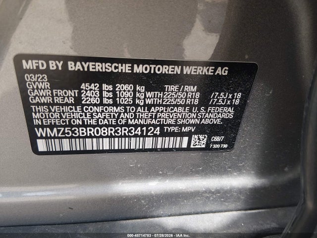 Продаж на аукціоні авто 2024 Mini Countryman Cooper S, vin: WMZ53BR08R3R34124, номер лоту: 45714783