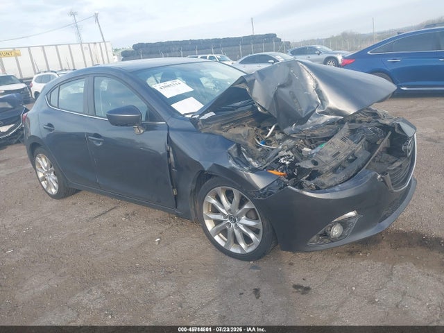 2015 Mazda Mazda3 S Touring მანქანა იყიდება აუქციონზე, vin: JM1BM1L3XF1238482, აუქციონის ნომერი: 45714801