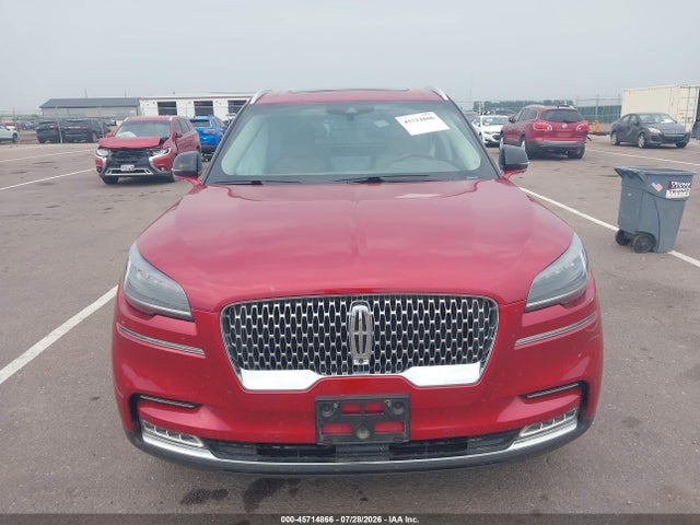 45714866 :رقم المزاد ، 5LM5J7XC9LGL09255 vin ، 2020 Lincoln Aviator Reserve مزاد بيع