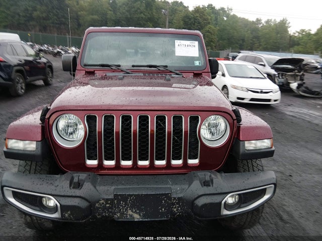 45714928 :رقم المزاد ، 1C6HJTFG4NL106888 vin ، 2022 Jeep Gladiator Overland 4x4 مزاد بيع