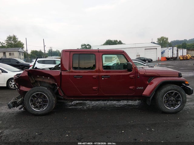 45714928 :رقم المزاد ، 1C6HJTFG4NL106888 vin ، 2022 Jeep Gladiator Overland 4x4 مزاد بيع