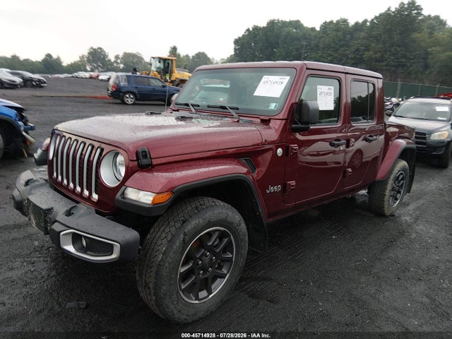 45714928 :رقم المزاد ، 1C6HJTFG4NL106888 vin ، 2022 Jeep Gladiator Overland 4x4 مزاد بيع