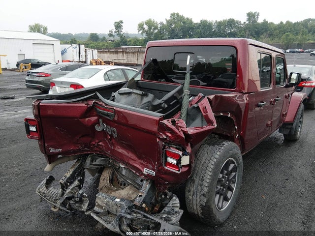 45714928 :رقم المزاد ، 1C6HJTFG4NL106888 vin ، 2022 Jeep Gladiator Overland 4x4 مزاد بيع