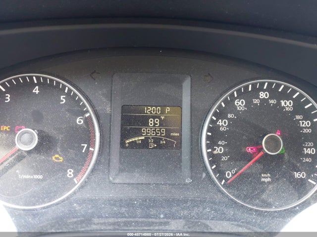 45714980 :رقم المزاد ، 3VWDP7AJ7CM401637 vin ، 2012 Volkswagen Jetta 2.5l Se مزاد بيع