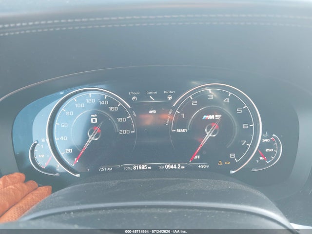 45714994 :رقم المزاد ، WBSJF0C5XJB283239 vin ، 2018 Bmw M5 مزاد بيع