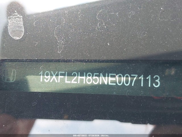 Aukcja sprzedaży 2022 Honda Civic Sport, vin: 19XFL2H85NE007113, numer aukcji: 45715022