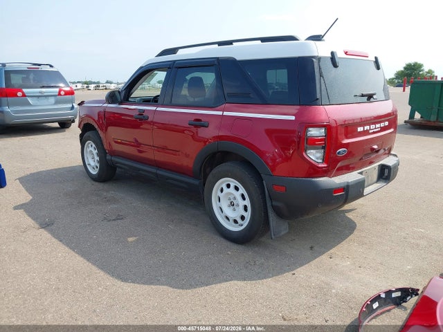 Aukcja sprzedaży 2025 Ford Bronco Sport Heritage, vin: 3FMCR9GN7SRE20166, numer aukcji: 45715048