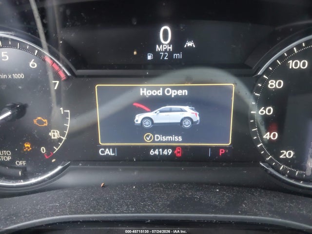 45715130 :رقم المزاد ، 1GYKNAR48NZ129283 vin ، 2022 Cadillac Xt5 Fwd Luxury مزاد بيع