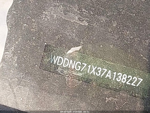 Продаж на аукціоні авто 2007 Mercedes-benz S 550, vin: WDDNG71X37A138227, номер лоту: 45715145