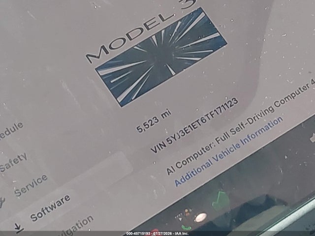 Tesla Model 3 Performance All-wheel Drive 2026 5YJ3E1ET6TF171123 Image 14