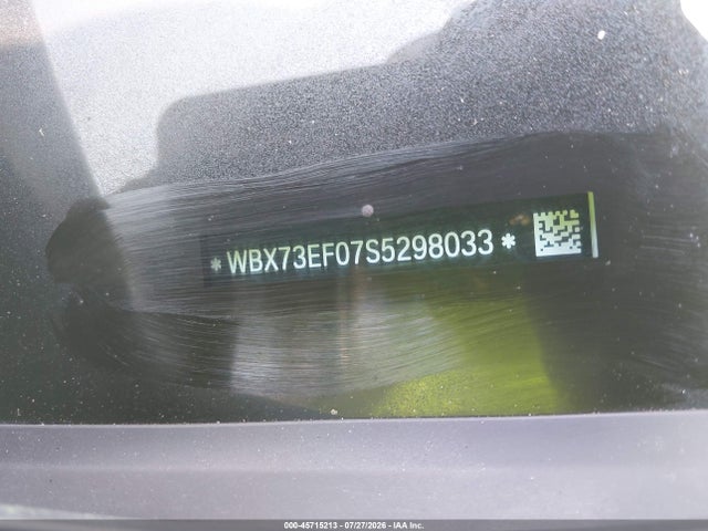 45715213 :رقم المزاد ، WBX73EF07S5298033 vin ، 2025 Bmw X1 Xdrive28i مزاد بيع