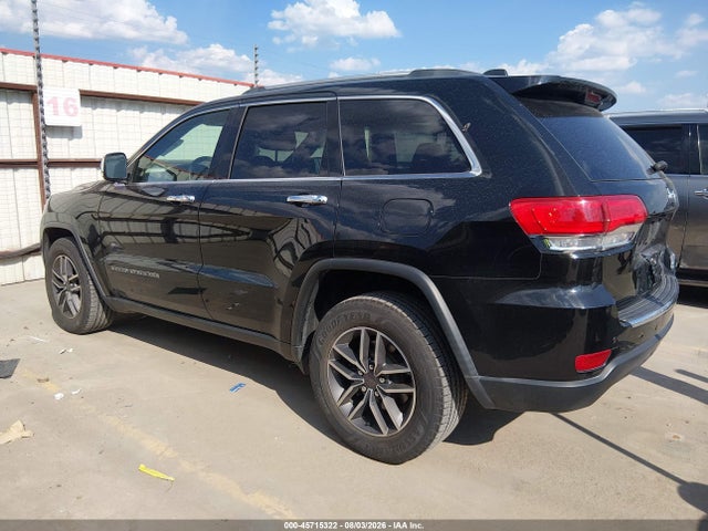 Продаж на аукціоні авто 2019 Jeep Grand Cherokee Limited 4x2, vin: 1C4RJEBG5KC556401, номер лоту: 45715322
