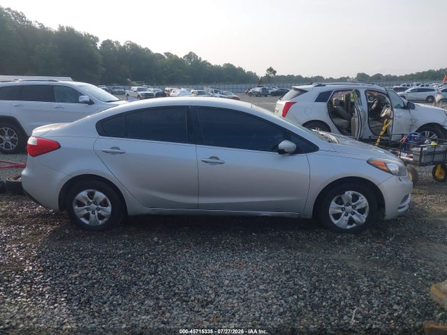 2016 Kia Forte Lx მანქანა იყიდება აუქციონზე, vin: KNAFK4A60G5492652, აუქციონის ნომერი: 45715335