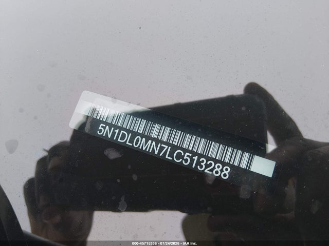 Aukcja sprzedaży 2020 Infiniti Qx60 Luxe, vin: 5N1DL0MN7LC513288, numer aukcji: 45715356