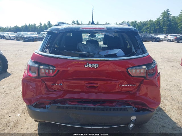 45715369 :رقم المزاد ، 3C4NJDCB8JT112010 vin ، 2018 Jeep Compass Limited 4x4 مزاد بيع