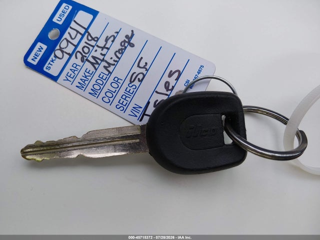 2018 Mitsubishi Mirage G4 Es მანქანა იყიდება აუქციონზე, vin: ML32F3FJ7JHF13280, აუქციონის ნომერი: 45715372