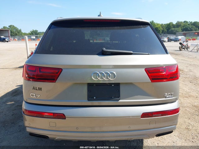 2017 Audi Q7 3.0t Premium მანქანა იყიდება აუქციონზე, vin: WA1LAAF76HD011491, აუქციონის ნომერი: 45715416