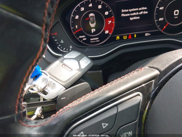 2019 Audi S5 3.0t Premium Plus მანქანა იყიდება აუქციონზე, vin: WAUY4GF59KN008457, აუქციონის ნომერი: 45715888