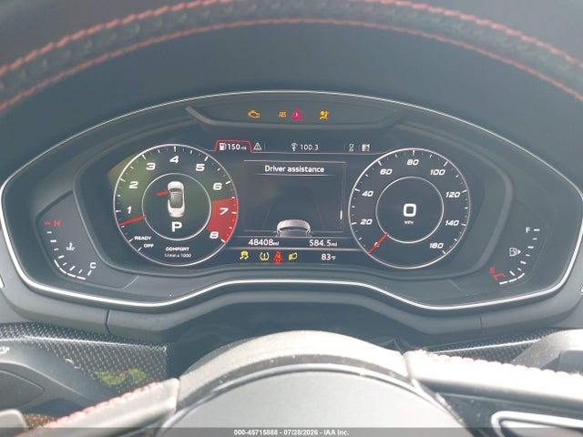 2019 Audi S5 3.0t Premium Plus მანქანა იყიდება აუქციონზე, vin: WAUY4GF59KN008457, აუქციონის ნომერი: 45715888