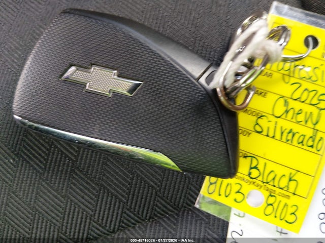 45716026 :رقم المزاد ، 1GCPABEK8SZ259965 vin ، 2025 Chevrolet Silverado 1500 2wd  Short Bed Custom مزاد بيع