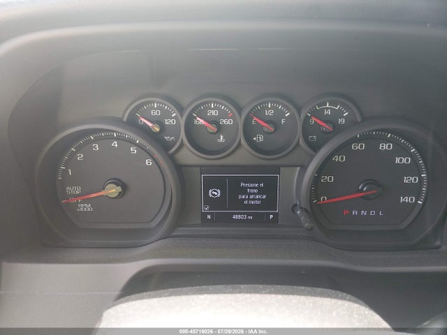 45716026 :رقم المزاد ، 1GCPABEK8SZ259965 vin ، 2025 Chevrolet Silverado 1500 2wd  Short Bed Custom مزاد بيع