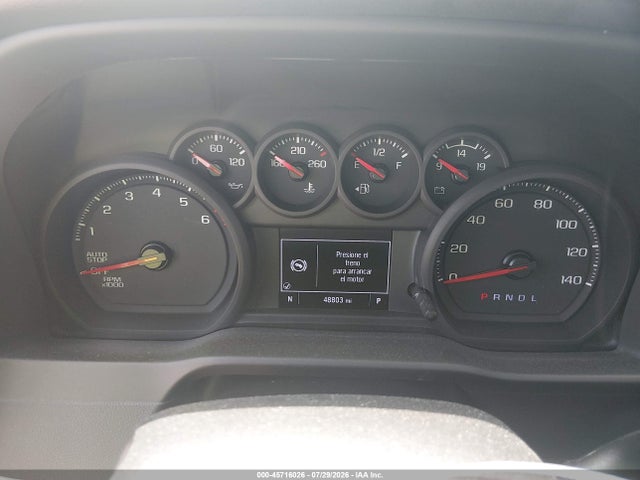 45716026 :رقم المزاد ، 1GCPABEK8SZ259965 vin ، 2025 Chevrolet Silverado 1500 2wd  Short Bed Custom مزاد بيع