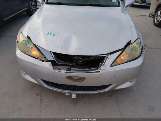 2006 Lexus Is 250 მანქანა იყიდება აუქციონზე, vin: JTHCK262562001510, აუქციონის ნომერი: 45716030