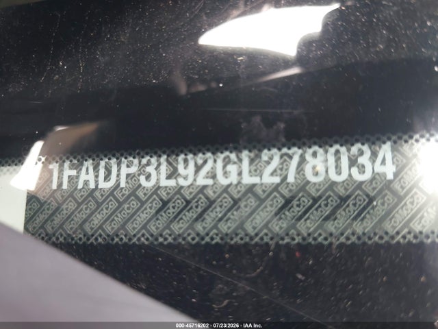 Продажа на аукционе авто 2016 Ford Focus St, vin: 1FADP3L92GL278034, номер лота: 45716202