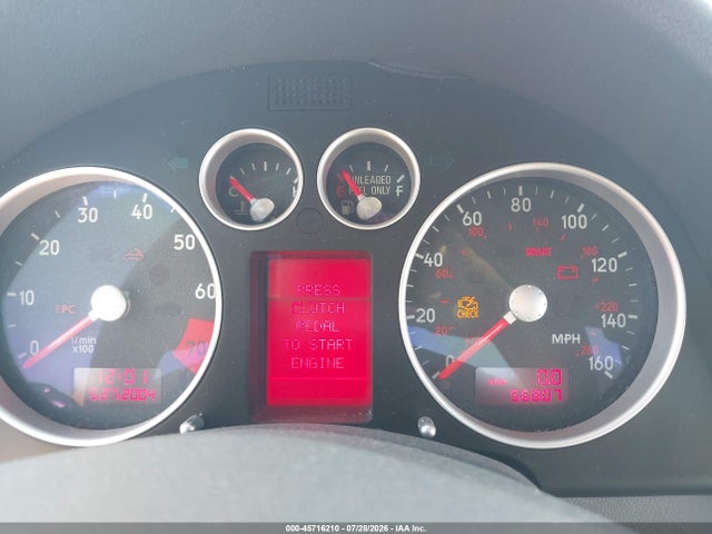 45716210 :رقم المزاد ، TRUUT28N761009646 vin ، 2006 Audi Tt 1.8l مزاد بيع