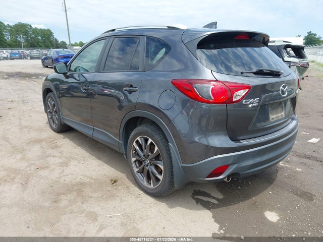 2016 Mazda Cx-5 Grand Touring მანქანა იყიდება აუქციონზე, vin: JM3KE4DY9G0789039, აუქციონის ნომერი: 45716221