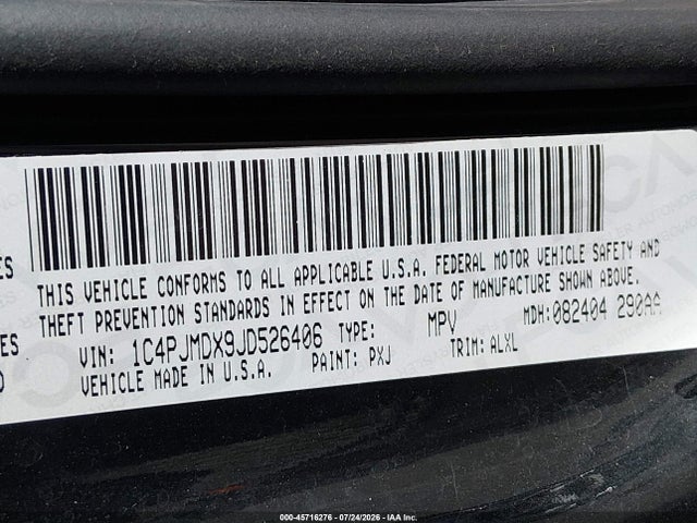 1C4PJMDX9JD526406 Jeep Cherokee Limited 4x4