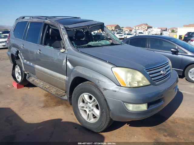 2003 Lexus Gx 470 მანქანა იყიდება აუქციონზე, vin: JTJBT20X730002869, აუქციონის ნომერი: 45716317