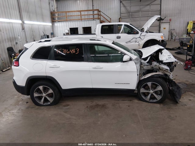 Продаж на аукціоні авто 2019 Jeep Cherokee Limited 4x4, vin: 1C4PJMDNXKD207404, номер лоту: 45716483