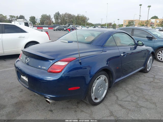 Aukcja sprzedaży 2006 Lexus Sc 430, vin: JTHFN48Y569003072, numer aukcji: 45716506