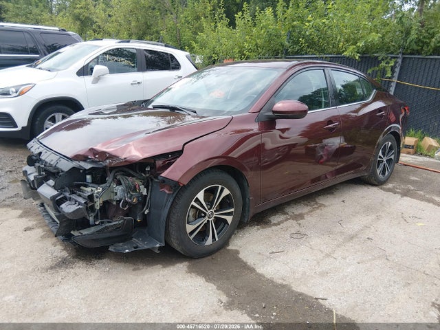 2021 Nissan Sentra Sv Xtronic Cvt მანქანა იყიდება აუქციონზე, vin: 3N1AB8CV9MY274588, აუქციონის ნომერი: 45716520