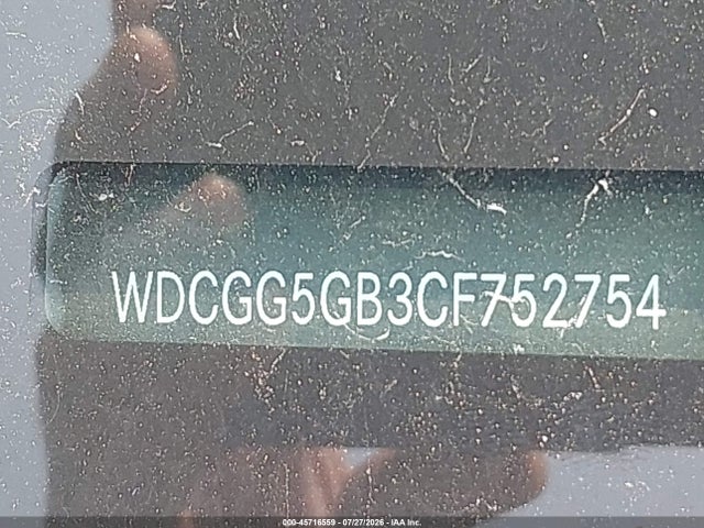 45716559 :رقم المزاد ، WDCGG5GB3CF752754 vin ، 2012 Mercedes-benz Glk 350 مزاد بيع