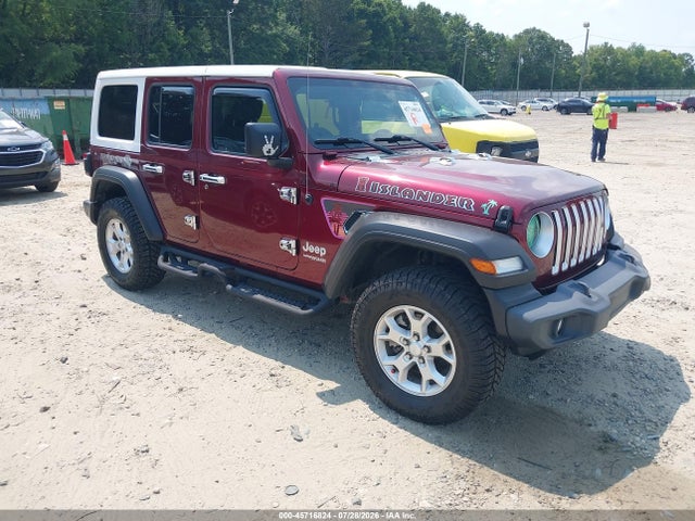 45716824 :رقم المزاد ، 1C4HJXDG3MW569315 vin ، 2021 Jeep Wrangler Unlimited Islander 4x4 مزاد بيع