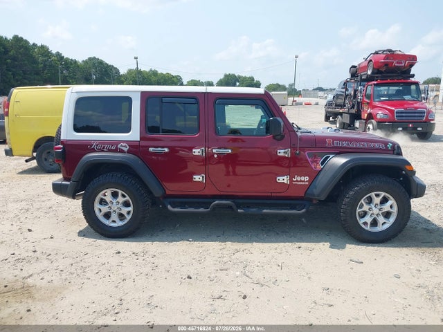 45716824 :رقم المزاد ، 1C4HJXDG3MW569315 vin ، 2021 Jeep Wrangler Unlimited Islander 4x4 مزاد بيع