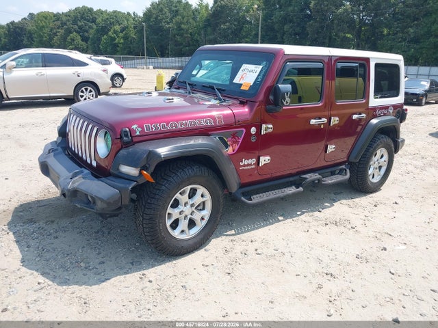 45716824 :رقم المزاد ، 1C4HJXDG3MW569315 vin ، 2021 Jeep Wrangler Unlimited Islander 4x4 مزاد بيع