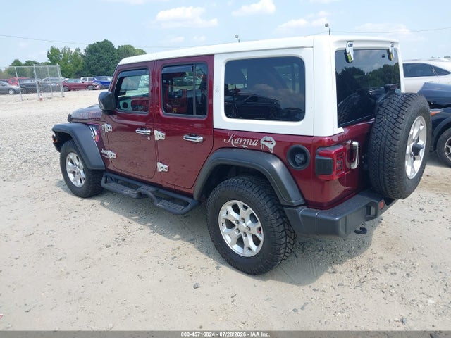 45716824 :رقم المزاد ، 1C4HJXDG3MW569315 vin ، 2021 Jeep Wrangler Unlimited Islander 4x4 مزاد بيع