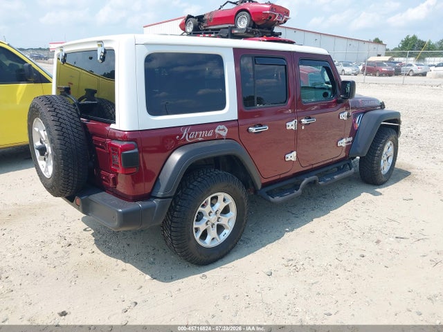 45716824 :رقم المزاد ، 1C4HJXDG3MW569315 vin ، 2021 Jeep Wrangler Unlimited Islander 4x4 مزاد بيع