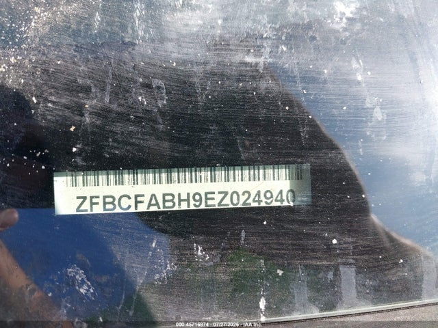 2014 Fiat 500l Easy მანქანა იყიდება აუქციონზე, vin: ZFBCFABH9EZ024940, აუქციონის ნომერი: 45716874