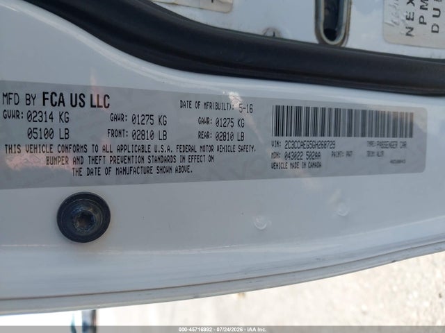 Chrysler 300C 2016 2C3CCAEG5GH268729 Image 9