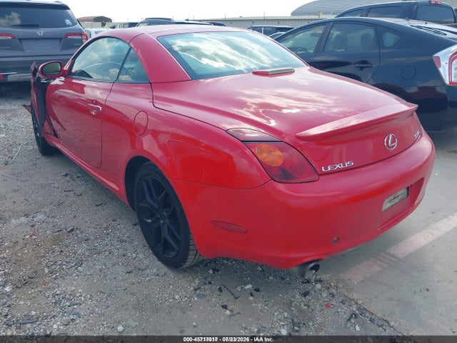 Продажа на аукционе авто 2002 Lexus Sc 430, vin: JTHFN48Y920026546, номер лота: 45717017