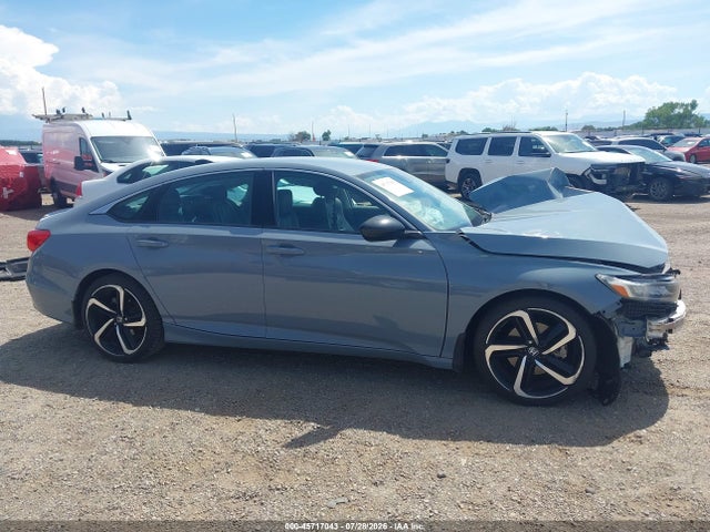 2021 Honda Accord Sport Special Edition მანქანა იყიდება აუქციონზე, vin: 1HGCV1F43MA113375, აუქციონის ნომერი: 45717043