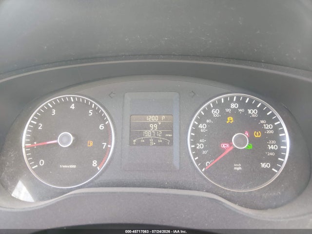 45717063 :رقم المزاد ، 3VWDX7AJ4CM453436 vin ، 2012 Volkswagen Jetta 2.5l Se مزاد بيع
