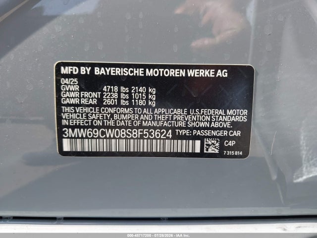 3MW69CW08S8F53624 BMW 330I