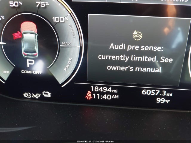 45717227 :رقم المزاد ، WA1E2AFY6R2076935 vin ، 2024 Audi Q5 Premium Plus 55 Tfsi E S Line Quattro S Tronic مزاد بيع