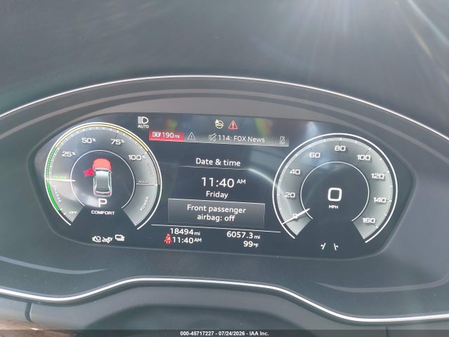 45717227 :رقم المزاد ، WA1E2AFY6R2076935 vin ، 2024 Audi Q5 Premium Plus 55 Tfsi E S Line Quattro S Tronic مزاد بيع