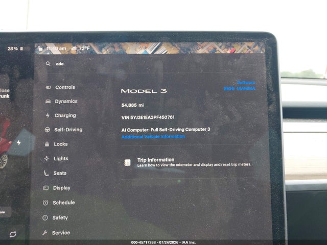 Продаж на аукціоні авто 2023 Tesla Model 3 Rear-wheel Drive, vin: 5YJ3E1EA3PF450761, номер лоту: 45717268